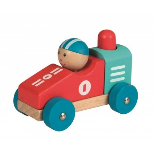 Masina lemn de curse egmont toys imagine